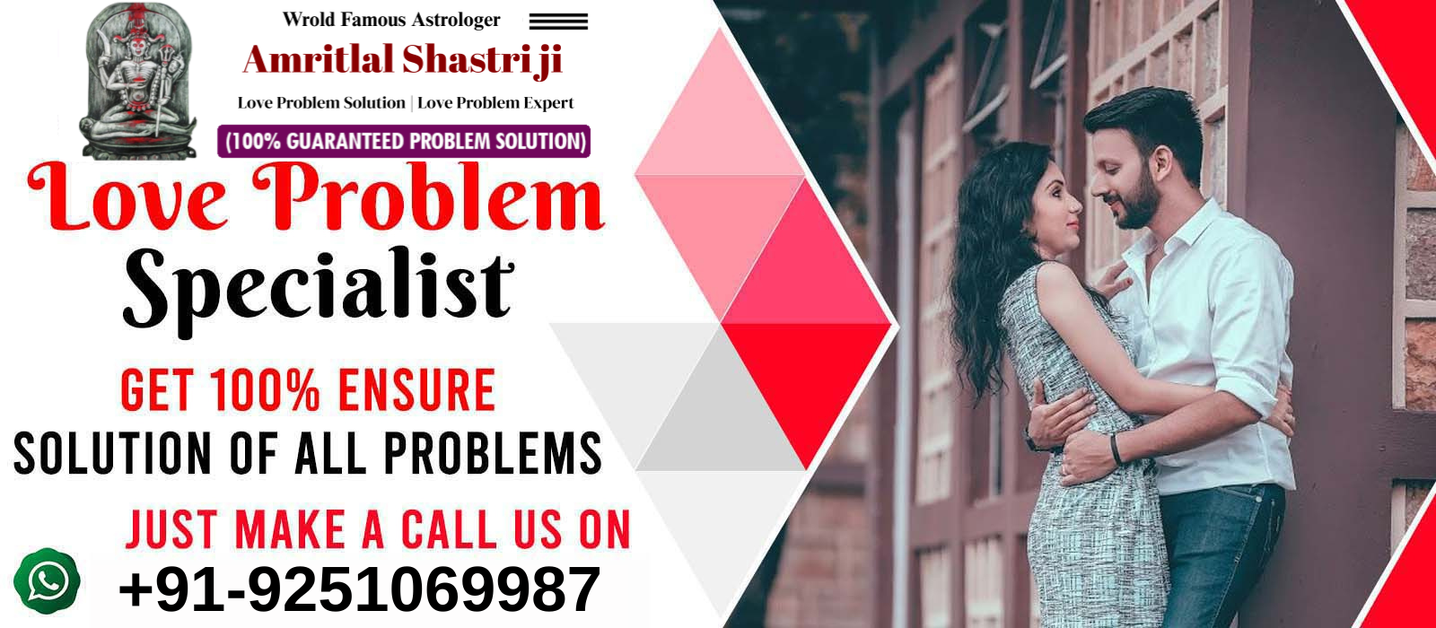  Astrologer Amritlal Shastri +91-9251069987
